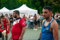 Karen Tonakanyan during Boxing match between national teamsÃÂ UKRAINE - ARMENIA